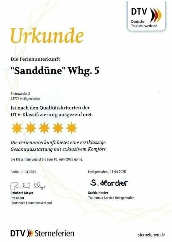 Ferienwohnung in Heiligenhafen - "Dünenpark Heiligenhafen", Haus "Sanddüne", Wohnung 5 - Bild 5