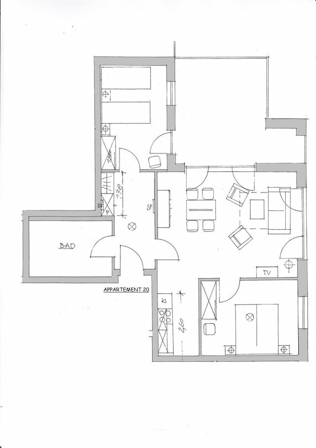 Ferienwohnung in Eckernförde - Apartment 20, Blickrichtung Binnenhafen West/Innenstadt - Bild 4
