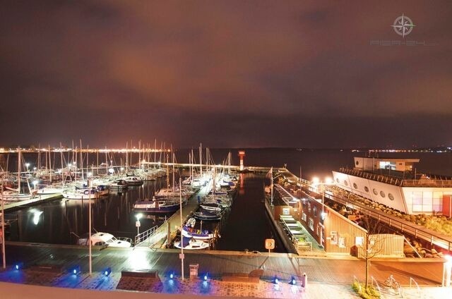Ferienwohnung in Eckernförde - Apartment 24, Pier 24, Blickrichtung offene See/Binnenhafen Nord - Bild 15