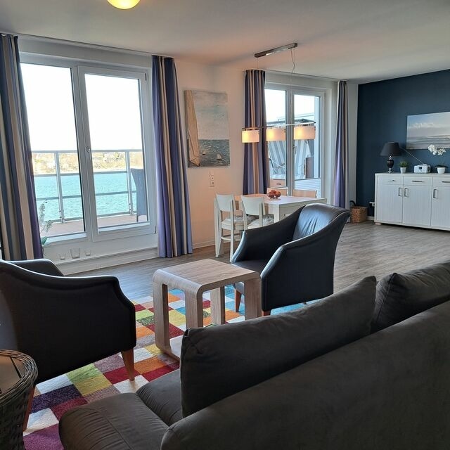 Ferienwohnung in Eckernf&ouml;rde - Apartment 40 "Backbord",, Blickrichtung Binnenhafen Nord-West/Offenes Meer/Innenstadt - Bild 6