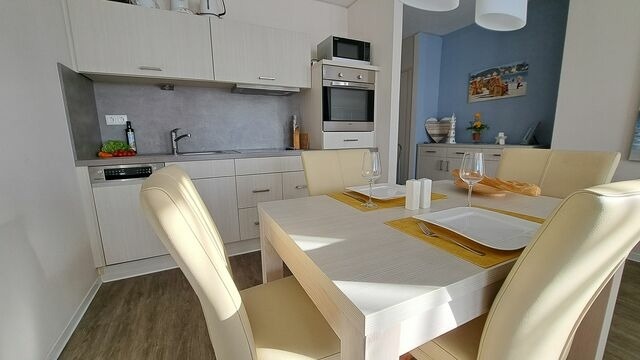 Ferienwohnung in Eckernf&ouml;rde - Apartment 39 "Hafentraum", Blickrichtung Binnenhafen West/Innenstadt - Bild 6