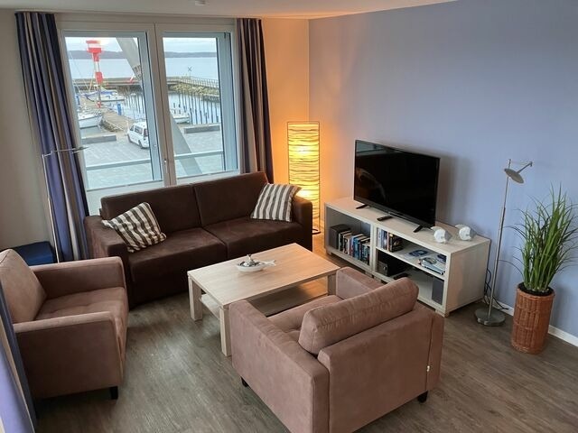 Ferienwohnung in Eckernf&ouml;rde - Apartment 10 - "Borbyblick" - Blickrichtung Hafen und offene See - Bild 5