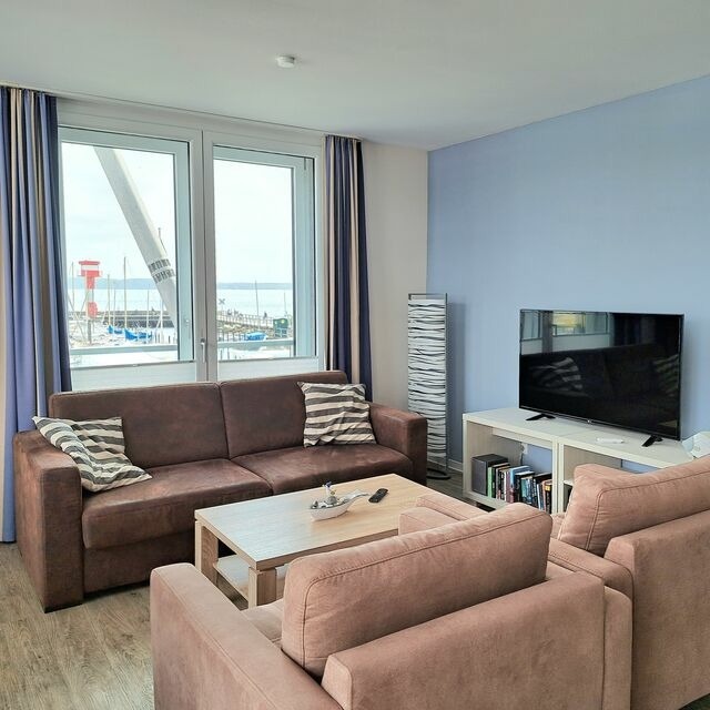Ferienwohnung in Eckernf&ouml;rde - Apartment 10 - "Borbyblick" - Blickrichtung Hafen und offene See - Bild 7