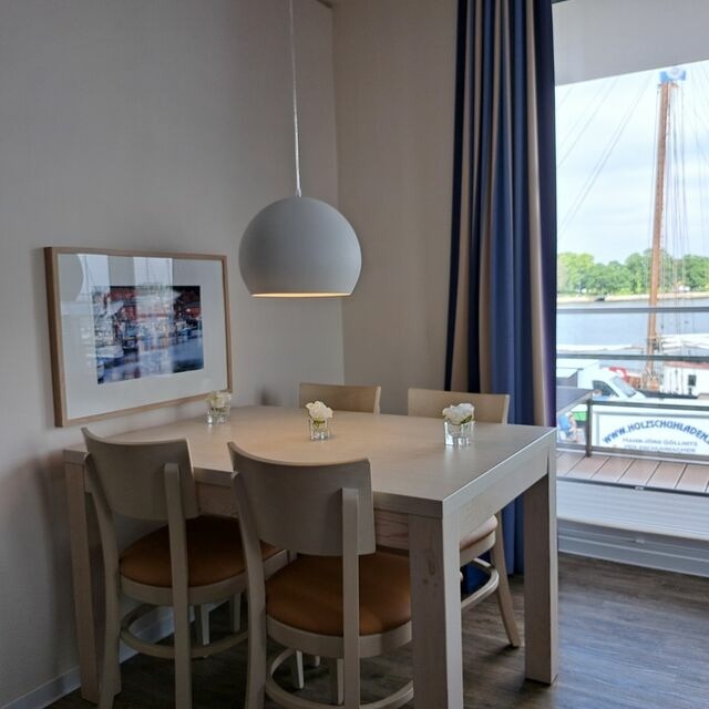 Ferienwohnung in Eckernf&ouml;rde - Apartment 10 - "Borbyblick" - Blickrichtung Hafen und offene See - Bild 9