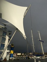 Ferienwohnung in Eckernf&ouml;rde - Apartment 10 - "Borbyblick" - Blickrichtung Hafen und offene See - Bild 25