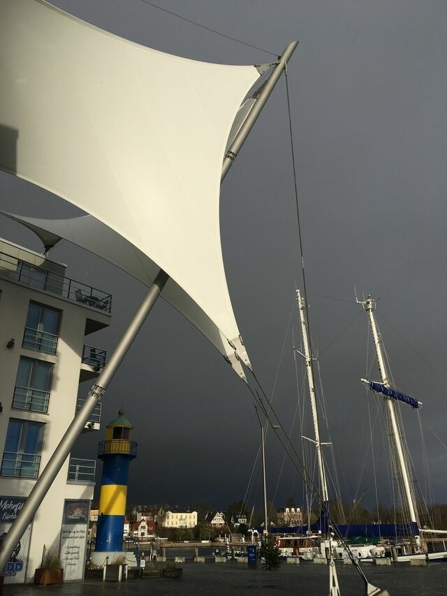 Ferienwohnung in Eckernf&ouml;rde - Apartment 10 - "Borbyblick" - Blickrichtung Hafen und offene See - Bild 25