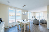 Ferienwohnung in Eckernförde - Apartment 41 "Seeblick" Blickrichtung offene See / Binnenhafen Nord - Bild 4
