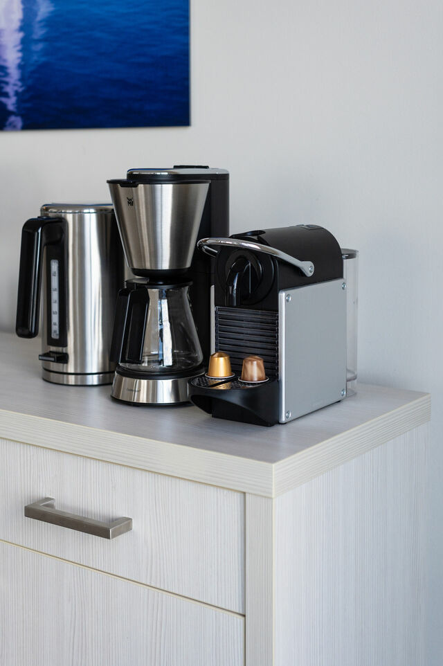 Ferienwohnung in Eckernförde - Apartment 41 "Seeblick" Blickrichtung offene See / Binnenhafen Nord - Bild 17