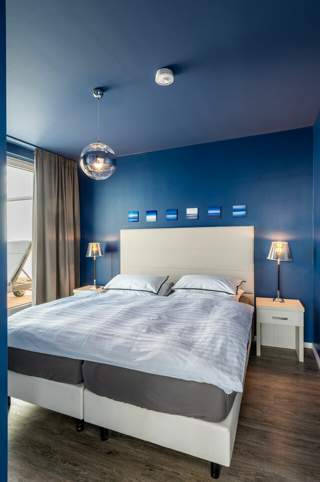 Ferienwohnung in Eckernförde - Apartment 41 "Seeblick" Blickrichtung offene See / Binnenhafen Nord - Bild 21