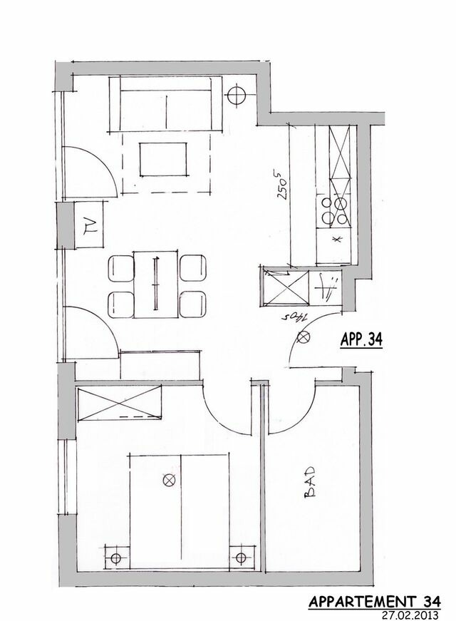 Ferienwohnung in Eckernf&ouml;rde - Apartment 34 "OstseeZeit", Blickrichtung Binnenhafen Nord/Offenes Meer - Bild 2