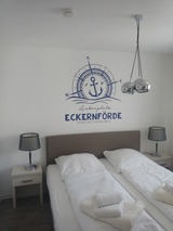 Ferienwohnung in Eckernf&ouml;rde - Apartment 34 "OstseeZeit", Blickrichtung Binnenhafen Nord/Offenes Meer - Bild 9