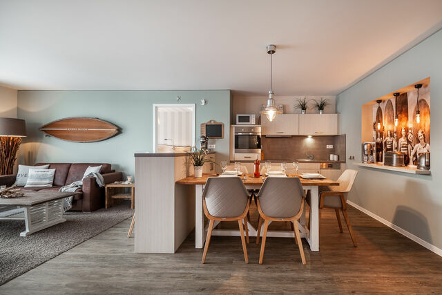 Ferienwohnung in Eckernförde - Apartment 5 - "am Yachthafen 5", Apartmenthaus Hafenspitze, - Blickrichtung offenes Meer/Strandpromenade - Bild 2