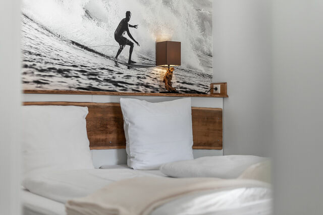 Ferienwohnung in Eckernförde - Apartment 5 - "am Yachthafen 5", Apartmenthaus Hafenspitze, - Blickrichtung offenes Meer/Strandpromenade - Bild 6