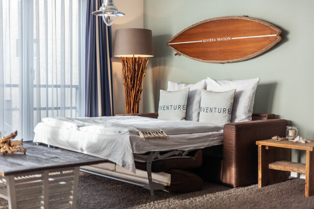 Ferienwohnung in Eckernförde - Apartment 5 - "am Yachthafen 5", Apartmenthaus Hafenspitze, - Blickrichtung offenes Meer/Strandpromenade - Bild 12