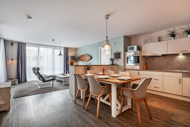 Ferienwohnung in Eckernförde - Apartment 5 - "am Yachthafen 5", Apartmenthaus Hafenspitze, - Blickrichtung offenes Meer/Strandpromenade - Bild 18