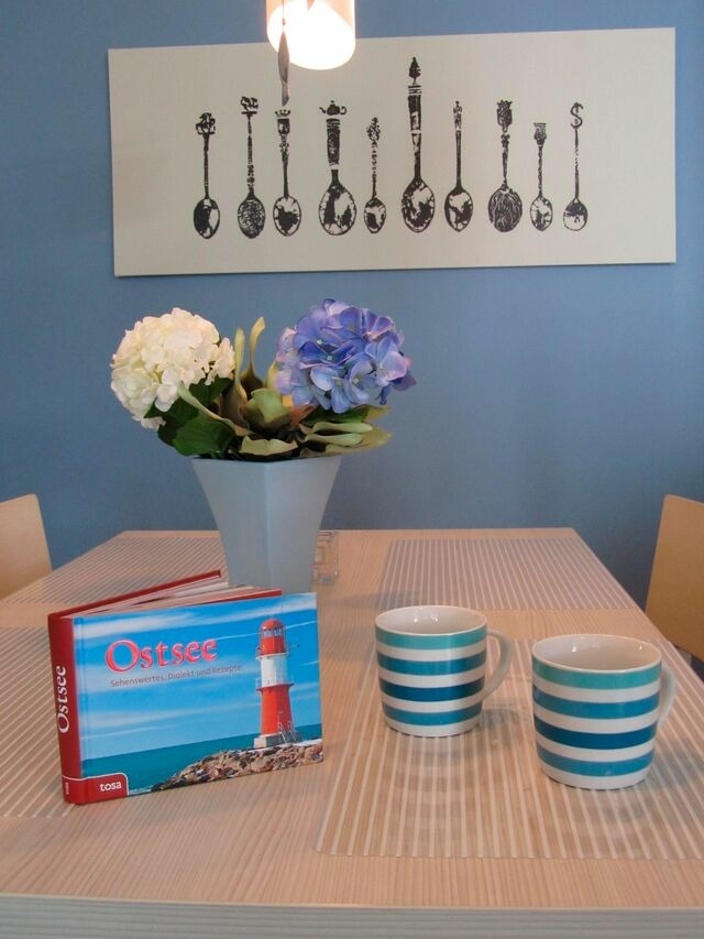 Ferienwohnung in Eckernförde - Apartment 12 - "Silbermöwe I" - Blickrichtung Yacht- und Binnenhafen/offenes Meer - Bild 8