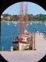 Ferienwohnung in Eckernförde - Apartment 12 - "Silbermöwe I" - Blickrichtung Yacht- und Binnenhafen/offenes Meer - Bild 12