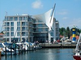 Ferienwohnung in Eckernförde - Apartment 12 - "Silbermöwe I" - Blickrichtung Yacht- und Binnenhafen/offenes Meer - Bild 19