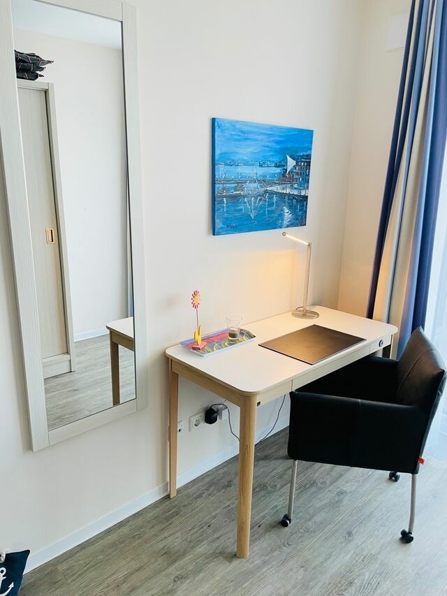 Ferienwohnung in Eckernf&ouml;rde - Apartment 8 "MEERZEIT" Blickrichtung Innenstadt / Binnenhafen West - Bild 14