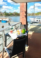 Ferienwohnung in Eckernf&ouml;rde - Apartment 8 "MEERZEIT" Blickrichtung Innenstadt / Binnenhafen West - Bild 20