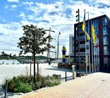 Ferienwohnung in Eckernf&ouml;rde - Apartment 8 "MEERZEIT" Blickrichtung Innenstadt / Binnenhafen West - Bild 1