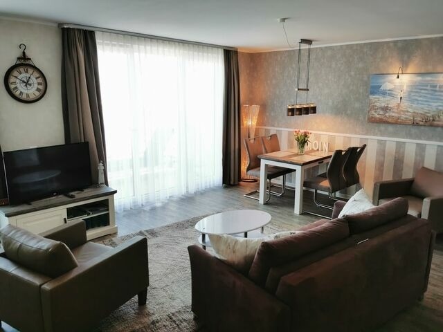 Ferienwohnung in Eckernf&ouml;rde - Apartment 38 "Skippers Topp", Apartmenthaus Hafenspitze,Blickrichtung Innenstadt/Binnenhafen - Bild 3