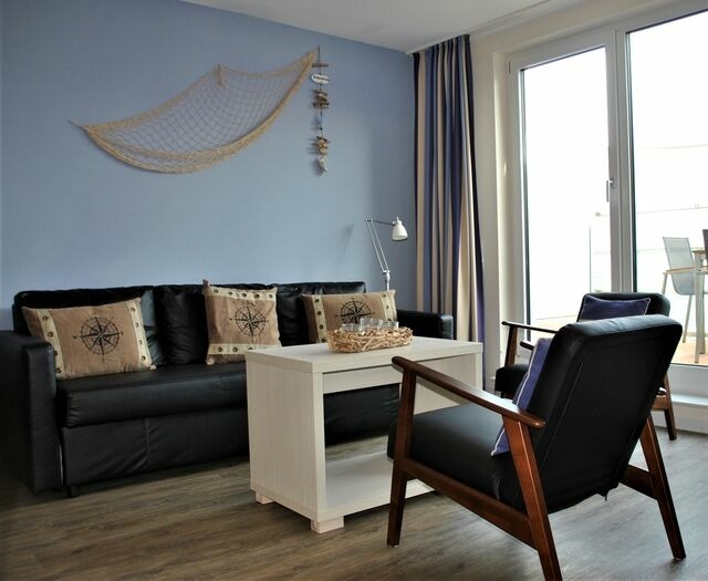 Ferienwohnung in Eckernförde - Apartment 42 "Segler", mit Sauna, Blickrichtung offene See - Bild 15