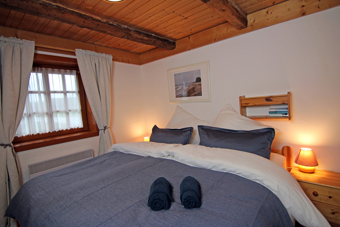 Ferienwohnung in Ölendorf - Reetdach-Kate West - Schlafzimmer