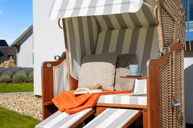 Ferienhaus in Dranske - Rügenzauber Reetdachhaus mit Sauna u. Kamin | Strandnähe | Garten - Bild 23