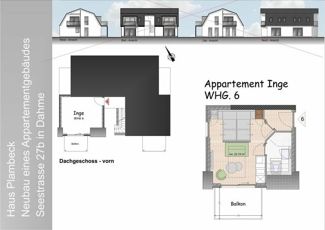 Ferienwohnung in Dahme - L&uuml;tt Plambeck-Appartement Inge DG 6 - Bild 19