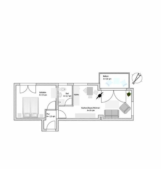 Ferienwohnung in Gr&ouml;mitz - Stettiner Stra&szlig;e 7 - Whg. 1 - Bild 5