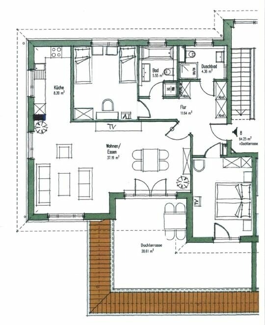 Ferienwohnung in Grömitz - Penthouse Parkblick - Bild 23