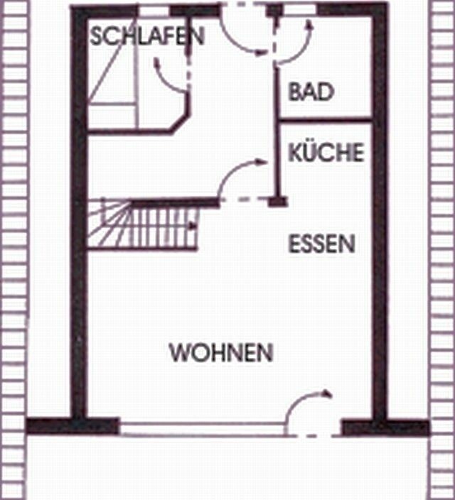 Ferienhaus in Kappeln - Ferien bei Woydt - Koje mit Schleiblick - Bild 10