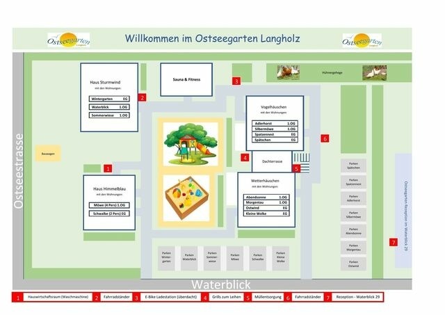 Ferienwohnung in Waabs - Ostseegarten Langholz - Ferienwohnung Wintergarten für bis zu 6 Personen - Bild 14
