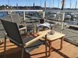 Ferienwohnung in Eckernf&ouml;rde - Apartment 2 - "Am Leuchtfeuer 2" - Blickrichtung Yacht-, Binnenhafen und offene See - Bild 14