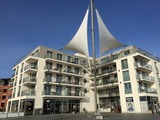 Ferienwohnung in Eckernf&ouml;rde - Apartment 2 - "Am Leuchtfeuer 2" - Blickrichtung Yacht-, Binnenhafen und offene See - Bild 18