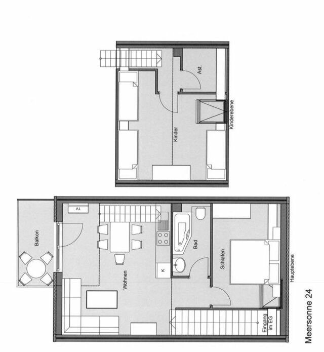 Ferienwohnung in Gr&ouml;mitz - Meersonne34, die Familienwohnung - Bild 22