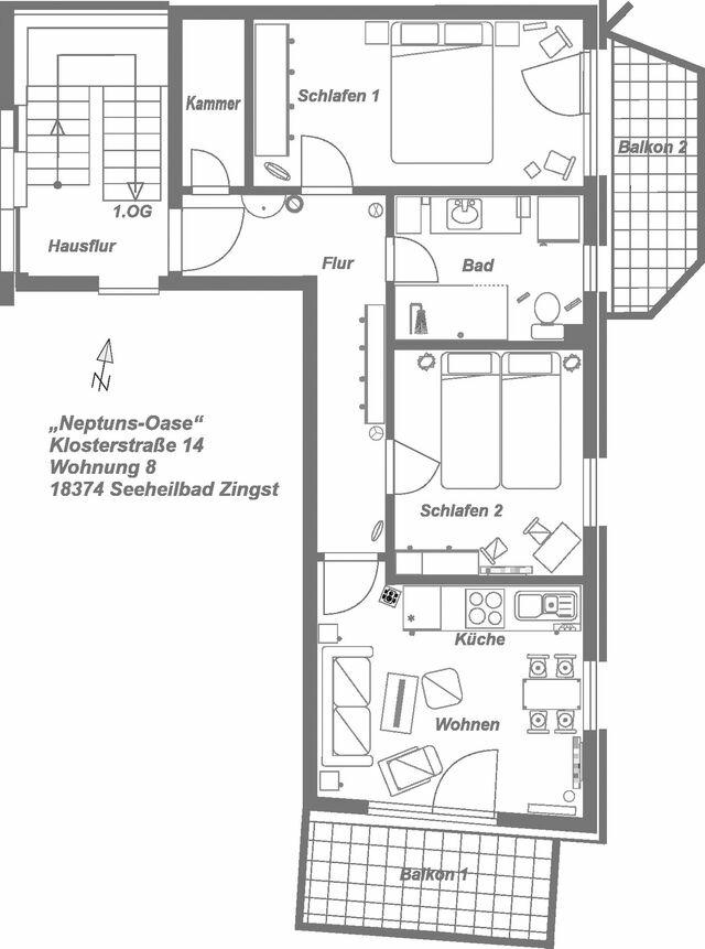 Ferienwohnung in Zingst - Neptuns-Oase - Bild 22