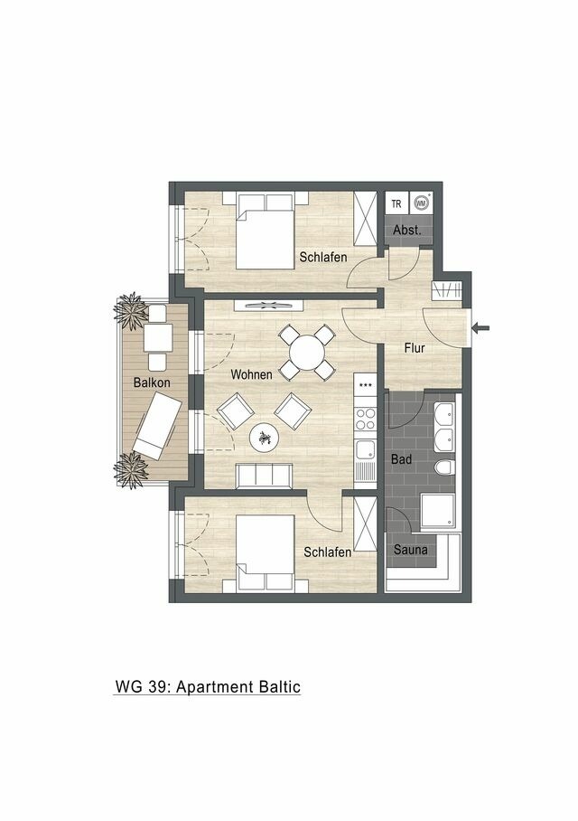 Ferienwohnung in Kühlungsborn - Waldstraße 49, Neu! Riviera 39 - Bild 15