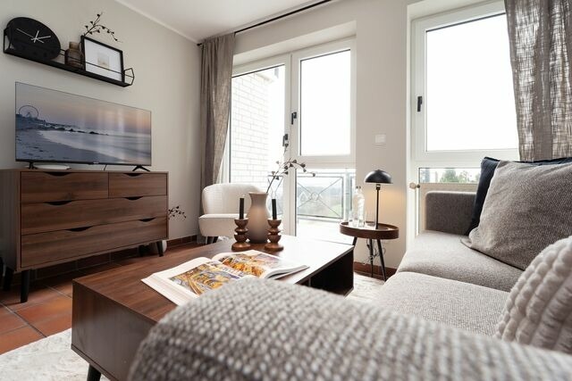 Ferienwohnung in Gr&ouml;mitz - Strandhaus am Yachthafen Hafensicht - Bild 8