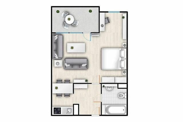 Ferienwohnung in Dahme - Berolina Balkonfeuer - Bild 22