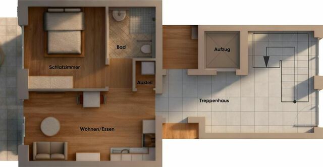 Ferienwohnung in Gr&ouml;mitz - Quartier 18 - 2 | Komfort-Appartement (48 m&sup2;) | APPARTO Gr&ouml;mitz - Bild 3