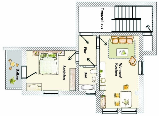 Ferienwohnung in Ahlbeck - (Brise) Haus Sanke App. 02 - Bild 14