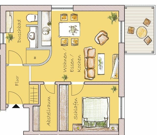 Ferienwohnung in Ahlbeck - (Brise) Ahlbeck Suiten App. 10 - Bild 14