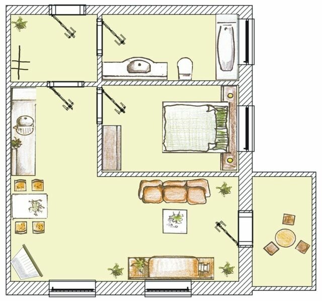 Ferienwohnung in Ahlbeck - (Brise) Villa Luna App. 04 - Bild 12