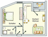 Ferienwohnung in Ahlbeck - (Brise) Haus Miramar App. 32 - Bild 11