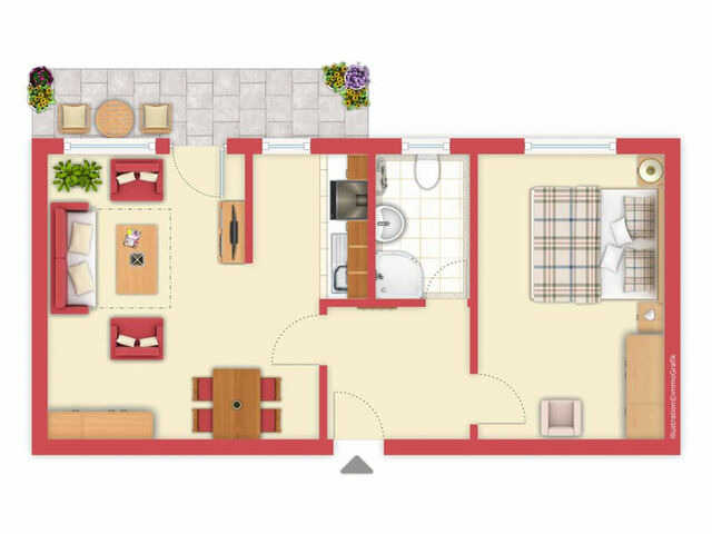 Ferienwohnung in Dahme - Zur sch&ouml;nen Aussicht - FW 17 - Bild 15