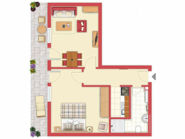 Ferienwohnung in Dahme - Zur schönen Aussicht - FW 16 - Bild 15