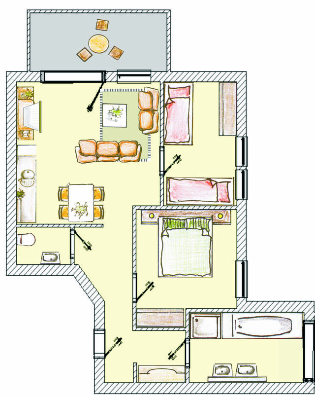 Ferienwohnung in Seebad Heringsdorf - (Brise) Neubauvilla Elbflorenz App. 12 - Bild 19