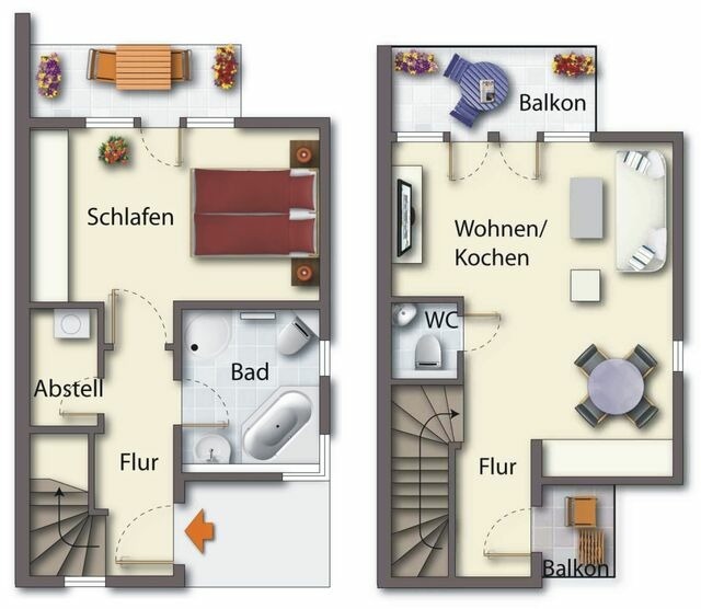 Ferienwohnung in Seebad Heringsdorf - (Brise) Haus Valentino App. 14 - Bild 20